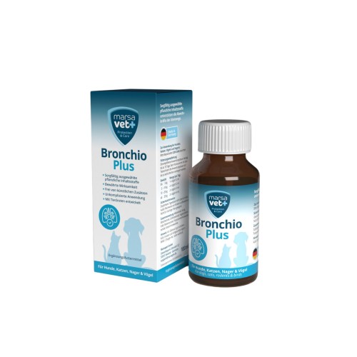 Marsavet Bronchio Plus Drops 100 ml for Dogs and Cats